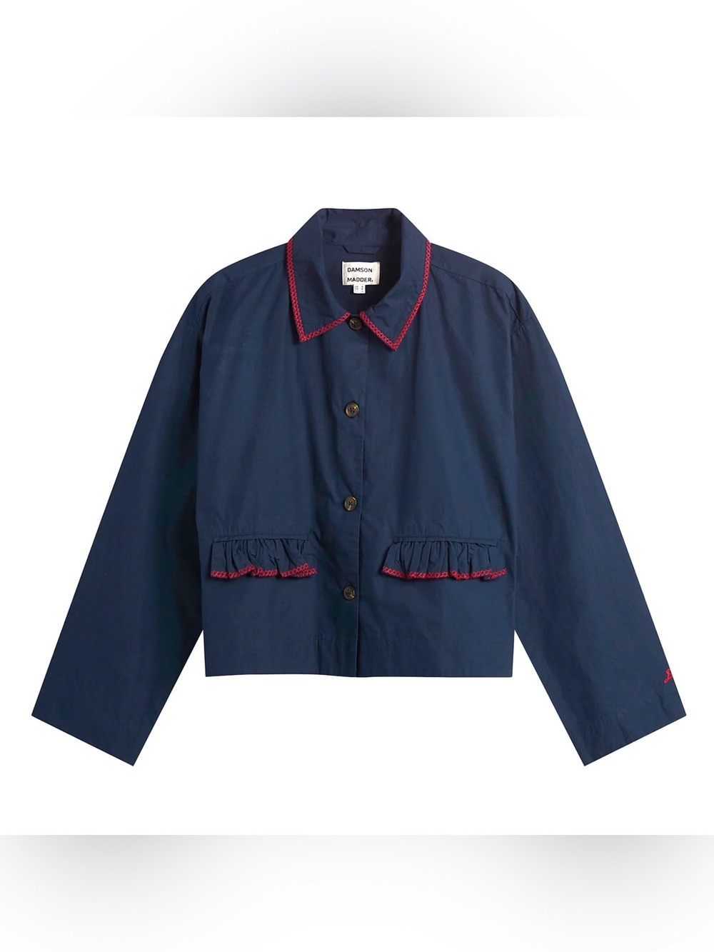Damson Madder Lykke shirt in navy new nwt